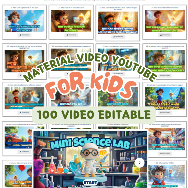 100 Video Canva For Kids