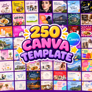 250 CANVA DESIGN TEMPLATE