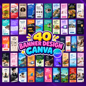 40 ROLL UP BANNER DESIGN