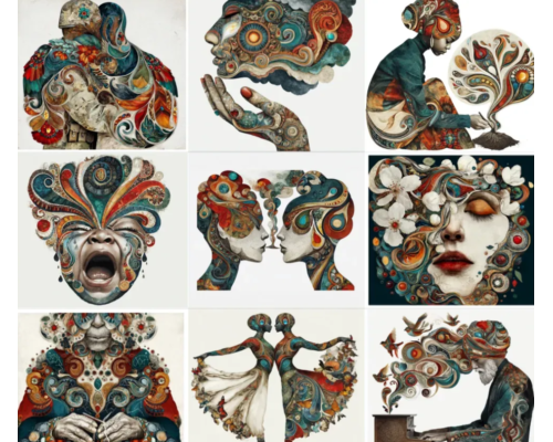 Prompt Ornamental Baroque Emotional Art