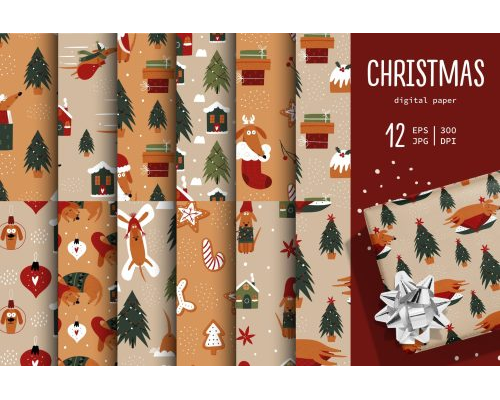 Tips Jual Christmas Dogs Wrapping Paper di Luar Negeri