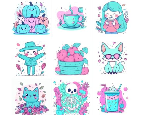 Prompt Vibrant Autumn Cliparts