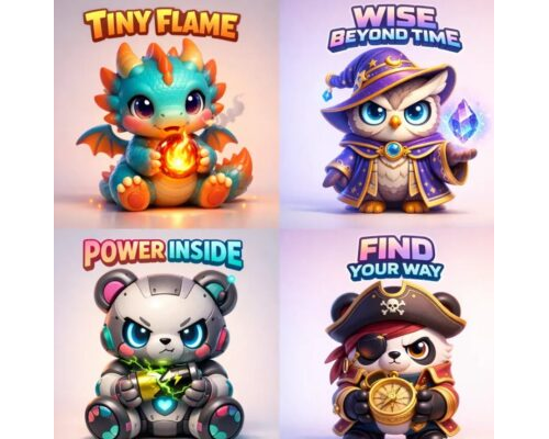 Prompt Cute Fantasy Vinyl Toys