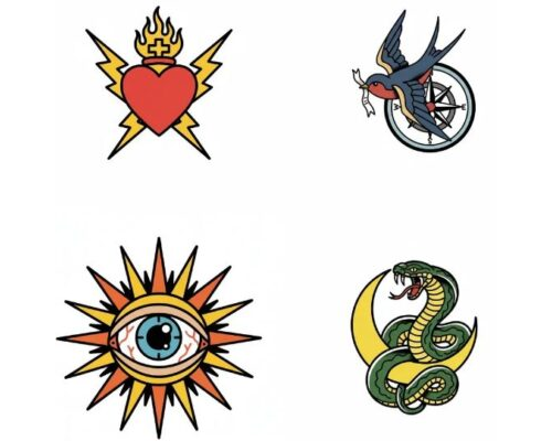 Prompt Classic Tattoos Or Sticker Art