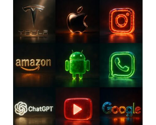 Prompt Dynamic Texture Logos