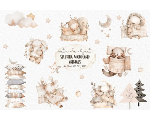 Tips Jual Sleeping Woodland Animals PNG di Luar Negeri