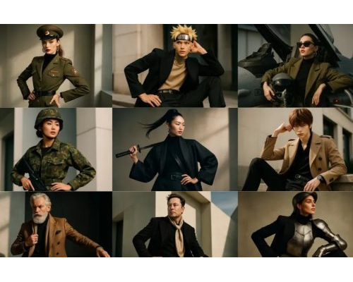 Prompt High Fashion Editorial Photos