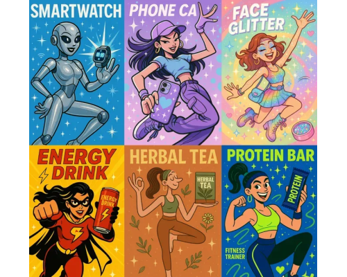 Prompt Styleflex Character Ad Promos