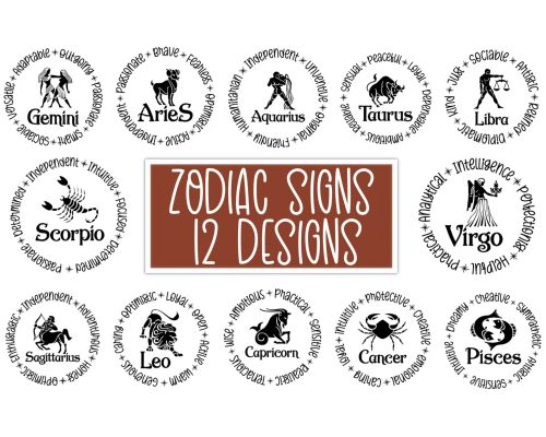 Tips Jual Zodiac SVG bundle di Luar Negeri