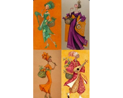 Prompt Vibrant Fashion Sketches