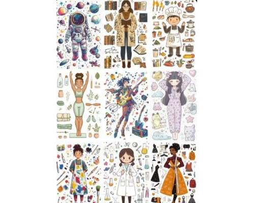 Prompt Unique Sticker Illustrations