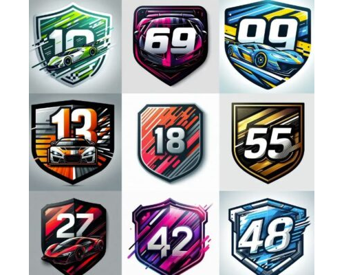 Prompt Stunning 8k Racing Stickers