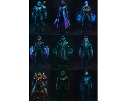 Prompt Valorantstyle 3D Hero Poster Makers