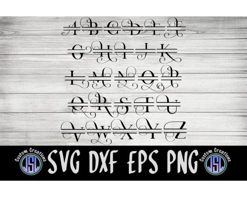 Tips Jual Split Fancy Letter Monogram Set di Luar Negeri