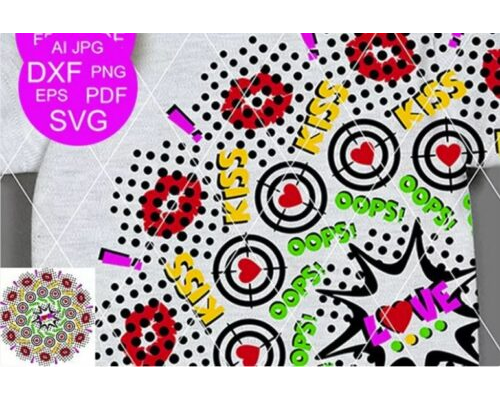 Tips Jual Design Colorful Mandala popart clip di Luar Negeri