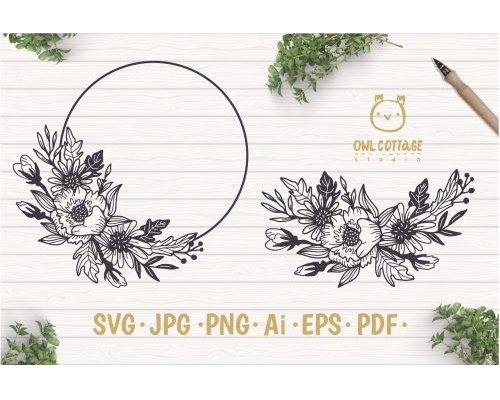 Tips Jual Flower Wreath Monogram SVG di Luar Negeri
