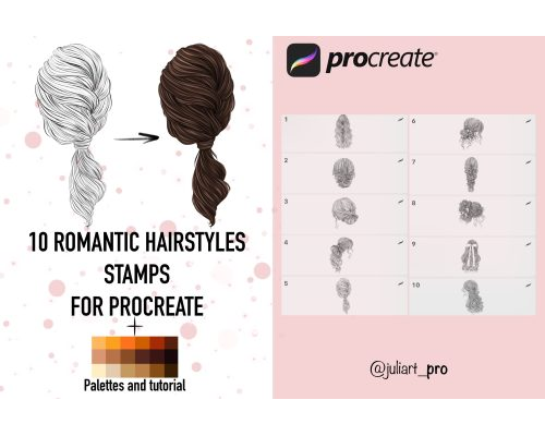 Tips Jual 10 Romantic Hairstyles Stamps di Luar Negeri