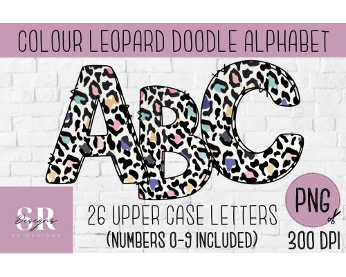 Tips Jual PNG Leopard Doodle Alphabet di Luar Negeri
