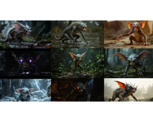 Prompt Photorealistic Gremlin Editors