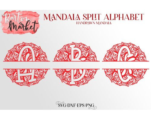 Tips Jual Mandala Split Letters Bundle for Crafters di Luar Negeri