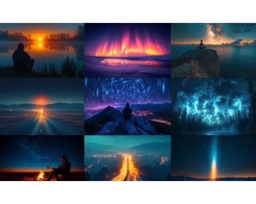 Prompt Night Light Long Exposures