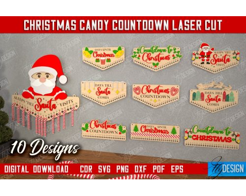 Tips Jual Christmas Candy Countdown Laser Cut Bundle Advent Calendar di Luar Negeri