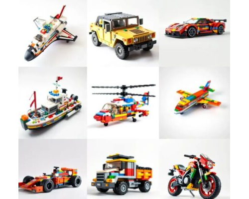 Prompt Lego Style Vehicles