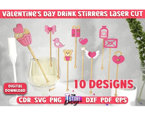 Tips Jual Valentines Day Drink Stirrers Design di Luar Negeri