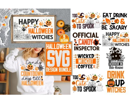 Tips Jual Halloween Sign SVG Bundle di Luar Negeri