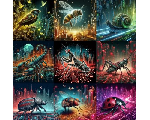 Prompt Mechanic Doodles Cyberpunk