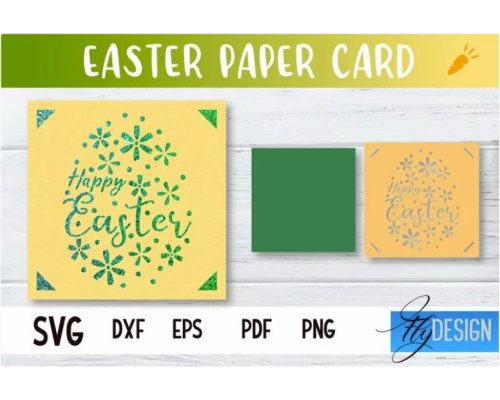 Tips Jual Easter Paper Craft Bunny Paper Cut Card di Luar Negeri