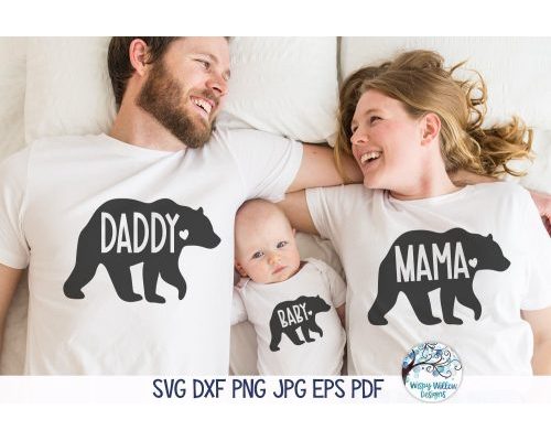 Tips Jual Daddy Mama and Baby Bear SVG di Luar Negeri