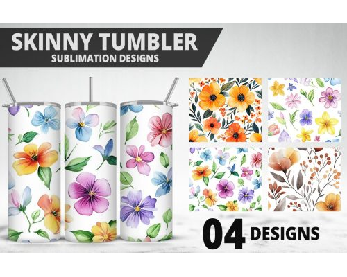 Tips Luar Flowers Tumbler Wrap Sublimation di Luar Negeri