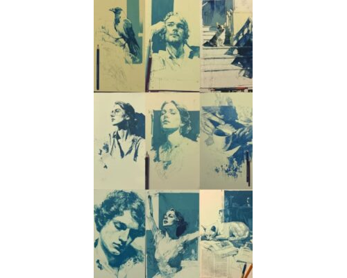 Prompt Drawings Of Blueprint Sketchbooks