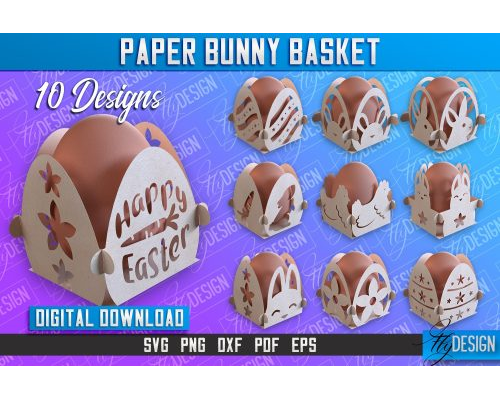 Tips Jual Easter Bunny Egg Holder Table Decor SVG di Luar Negeri