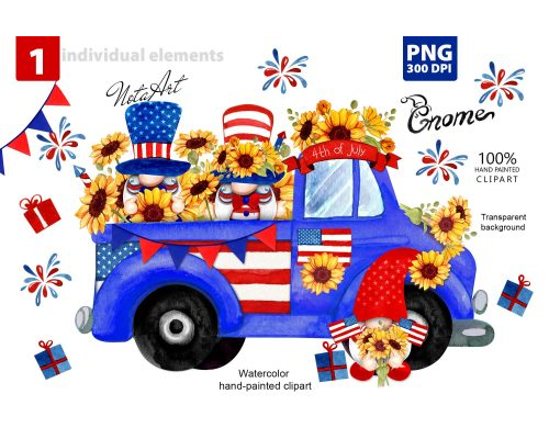 Tips Jual Design Gnomes Truck Independence Day di Luar Negeri