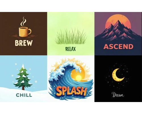 Prompt A Vibrant Minimalist Illustrations