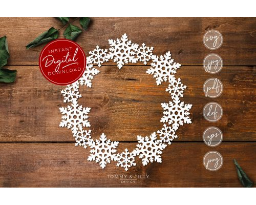 Tips Jual Snowflake Wreath Design di Luar Negeri