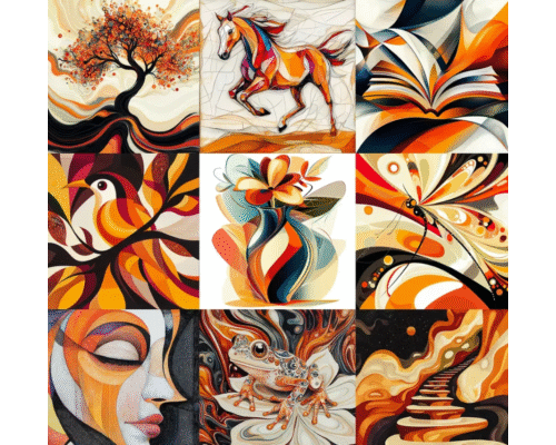 Prompt Surreal Dreamlike Minimalistic Designs