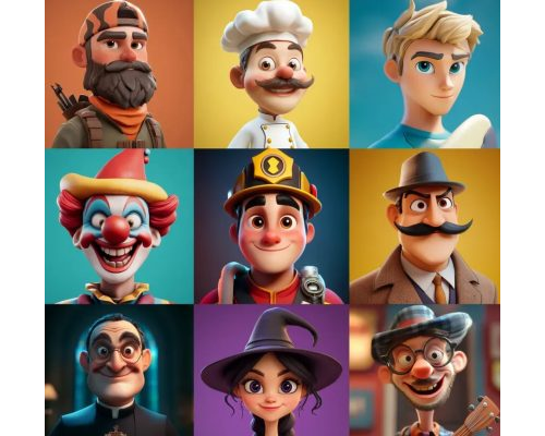 Prompt Playful Character Designs