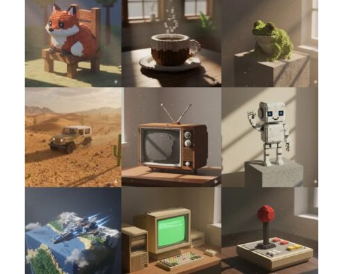 Prompt Ultrarealistic 3D Voxel Worlds