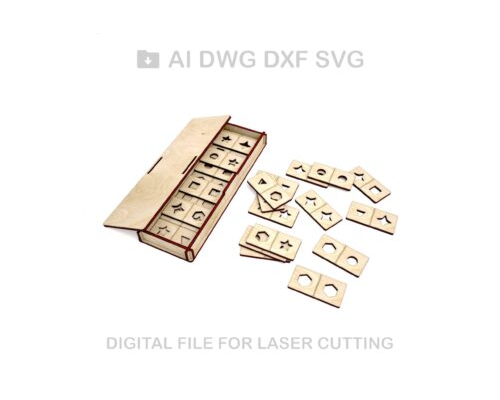 Dominoes Set Game File Cut