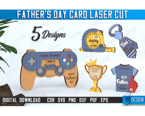 Tips Jual Father’s Day Card Laser Cut Bundle di Luar Negeri