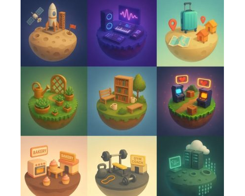 Prompt Mini Profile Planets