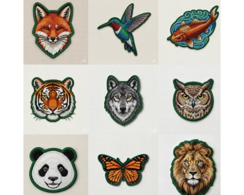 Prompt Animal Patches Embroidery Magic