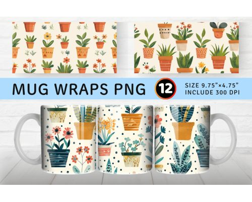 Tips Jual Springtime Floral Pots Mug Designs di Luar Negeri