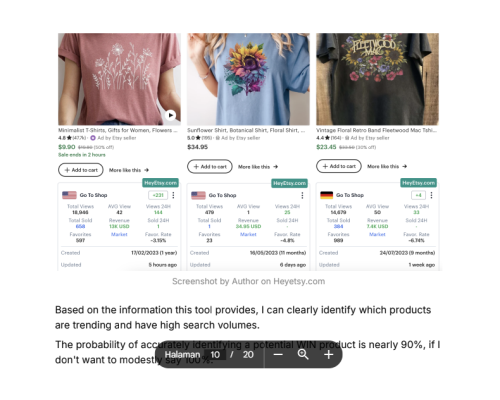 Ebook Get $2172 in 22 Days on Etsy