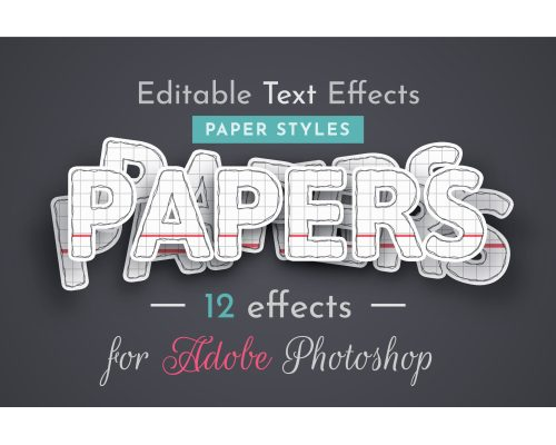 Tips Jual 12 Paper Raster Text Effects di Luar Negeri