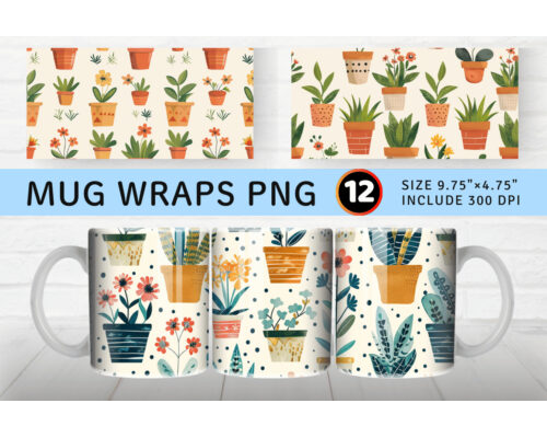 Tips Jual Springtime Floral Pots Mug Designs di Luar Negeri