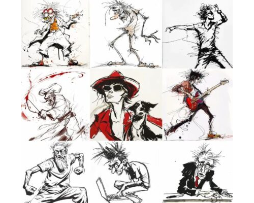 Prompt Cartoon Drawings